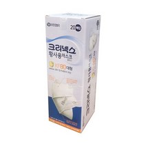 유한킴벌리 크리넥스 KF80 황사마스크 질병예방 미세먼지 20매입 대형, 1팩