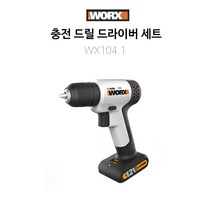 웍스 충전 드릴 드라이버 WX104.1 12V 1.5AH, 1개