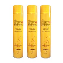 꽃을든남자 케라틴 실크프로테인 초강력 헤어스프레이, 300ml, 3개입