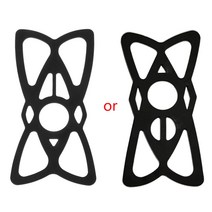 휴대폰 홀더 실리콘 보안 밴드 장착 오토바이 자전거 핸들 바가, 검은색