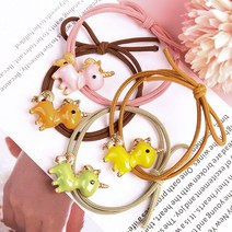 럭키 유니콘 머리끈 헤어밴드, [정품_그린(c)^]