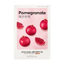 미샤 에어리 밀착 시트마스크 1매 석류