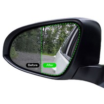 사이드미러 발수필름 뉴 SM5 임프레션 플래티넘 노바, 윈도우전용 1세트(2P) - 사각형 250x200, 1개