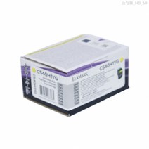 렉스마크 X546dtn 정품토너 노랑 2000매(C540H1YG), 1개