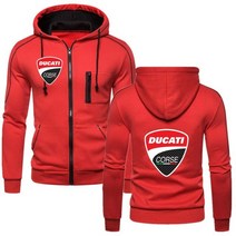 오토바이 자켓 겨울 바이크 신사용 ducati 로고 프린트 까마귀 지퍼 스웨트 캐주얼, xxxl, 인쇄 07