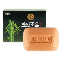 인산죽염 황토색 비누 100g 인산 9회 죽염으로 만든 비누