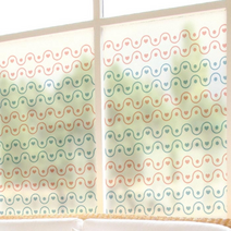 [KT알파쇼핑]고급칼라안개시트_러브웨이브_90x120cm, 90x120cm/일체형