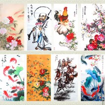 기모아 돈과복을주는 구어도 목단그림 달마도 닭족자 닭그림 잉어그림 동양화 모음, 05 엔틱한 목단