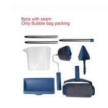 셀프 페인트칠 인테리어 도구 페인트 키트 원활한 색상 상자 포장 벽 러너 롤러 페인팅, 8개