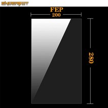 NFEPFEP 필름 CREALITY ANYCUBIC Photon MonoMono XMono X 6K M3 Plus 및 기타 5589 인치 UV 수지 3D 프린터 용, 2PCS+FEP 280x200mm