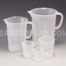 과학실 실험실용 플라스틱 비이커 50ml 연구실 실험기자재 실험교구 과학기자재 연구교구 과학수업, 1개, 비이커(국산)500ml