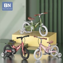 12인치 14인치 16인치 어린이 자전거 모음/보조바퀴 자전거 /어린이선물/항공소재 마그네슘, 연한 핑크