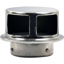 [동주커넥터] 방풍형 후드캡 환기구 방풍후드 75 100 스텐 블랙 방풍후드캡, 블랙 100mm