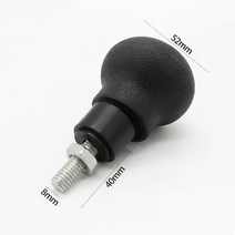 스티어링 휠 핸들커버 CNC 지게차 스티어링 휠 스피너 노브 8mm 터닝 플라스틱 보조 볼 트랙터 나사 신제, 01 A