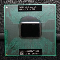 인텔 코어 2 듀오 모바일 노트북 CPU 프로세서 T9600 2.8GHz 1066 MHz 6 M