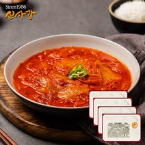 수원맛집 신사강 김치짜글이_500gX4개 가정식 간편 저녁메뉴 혼밥 캠핑음식, 김치짜글이_500gX4개(무료배송)