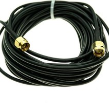 RG316 RG174 케이블 SMA Male To Female Nut 벌크헤드 연장 동축 점퍼 피그테일, RG174 MALE TO MALE_400CM