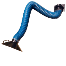 접이식 국소 배기 장치 암 자바라 후드 정화기 흡입, 벽걸이형 5m 3단면(200mm)