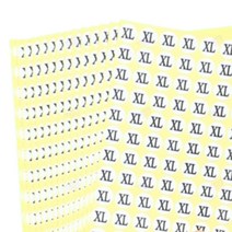 사이즈별 숫자 티셔츠 스티커 사이즈 가을 겨울 후드티 커플 프린팅자수, 4XL