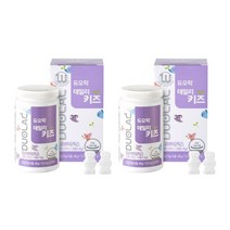 듀오락 데일리 키즈 프로바이오틱스 유산균 60정 45g 2개