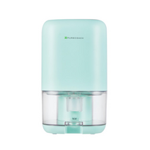 퓨어코치 LED 무드등 미니 제습기 450ml 화이트 민트
