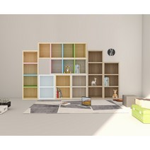 우아리빙홈 24mm 튼튼한 슬림공간박스 MDF 완제품 2단 3단 4단 400, 워시