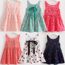 아이하루 다나 뒤리본 민소매 미니원피스