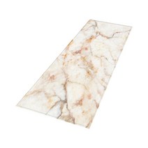 주방 영역 깔개 바닥 60x180cm 쿠션이있는 대리석 질감 세탁실 및 입구 장식을위한 미끄럼 방지 편안한 현관 매트, 폴리에스터, A
