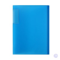 A4 인덱스 클리어파일 블루 60매 고정형파일 A4클리어파일 부동산화일 클리어홀더