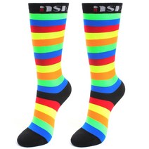 [인슬로]레인보우 스키 보드용 방한 양말 S8805 폭신하고 양말, 레인보우