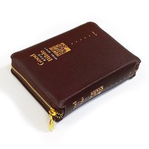 성서원 좋은성경 개역개정 특소 합본 천연양피 지퍼 일러스트 성경책, 2.버건디