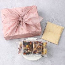 소문난떡집 2023 기획전 고급보자기 선물포장 영양찰떡 5종 15개세트 콩고물증정