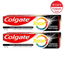 콜게이트 토탈치약 차콜 디프 클린 110g X 2개