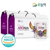 산들해 국내산 아로니아즙 NFC착즙원액, 70ml, 60팩