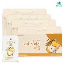 투오가닉 온기가득 모과 도라지 배즙 70ml 30포 4박스, 단품, 단품