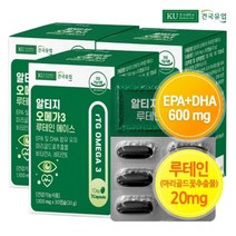 건국유업 [건국유업] 알티지 오메가3 루테인 에이스 30캡슐X3개(3개월) [유통기한 2024-02-17]