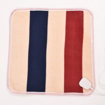 Ciliver 오피스 전기매트 컴포트 멀티 온도조절 전기매트 시트 펫 발열매트 대리발권, 45미디어*45명성명, 삼색 스트라이프 핏