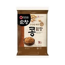 청정원 만능소스 순창 구수한 메주 콩된장 봉지 3단계 900g 얼큰한 국물요리 풍미 자취음식, 3개