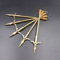 다트 핀 자석다트 전자다트 다트 낚시 릴 협조 사냥 슈팅 새총 투석기 스테인레스 스틸 화살 머리 삼각형, 08 1pcs
