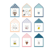 톡톡팬시 500 우리같은마음 카드 9종, 혼합 색상, 20세트