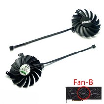 gtx980ti새로운 4 핀 CF12910S RTX 3070 TI X3 GPU 팬 INN03D GeForce 3080 OC 그래픽 카드 냉각 팬, 03 FanB