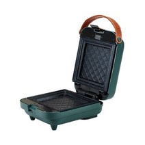 붕어빵기계 110V/220V 전기 샌드위치 메이커 토스터 베이킹 아침 식사 기계 가벼운 음식 와플 팬케이크 휴대용 600W, 01 Green_01 미국