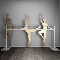 발레 바 개인용 요가 무용 필라테스 스트레칭봉 탄츠, 상세 페이지 참고, 백색 겹켜 250x60x100