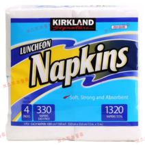 커클랜드 테이블 냅킨 330매 X 4팩 대용량, 단품