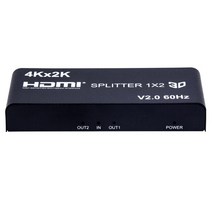 HDMI 케이블 연장 리피터 미니 모니터선 증폭기 컴포넌트 4K 60Hz 1x8 HDMI 분배기 1 IN 2 4 6 8 출력 1x2, 03 V2.0 4K 60Hz 1X2_01 EU Plug
