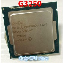 파워딜 지널 펜티엄 프로세서 G3250(3M 캐시 3.20 GHz) 듀얼 코어 LGA1150 데스크탑 cpu 53W, 한개옵션0