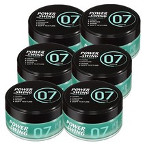 미쟝센 파워스윙 하드포마드 왁스 7, 80g, 6개