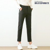블루포스 남성용 베프넛 본딩 슬렉스 스트레이트핏 기모 정장바지 남자슬랙스
