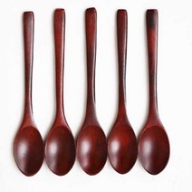 상세설명참조 옻칠 티스푼 5P 커피 티 나무 스푼 스픈 숟가락