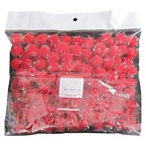 빨강색반짝이뿅뿅이20mm 폼폼이솜방울